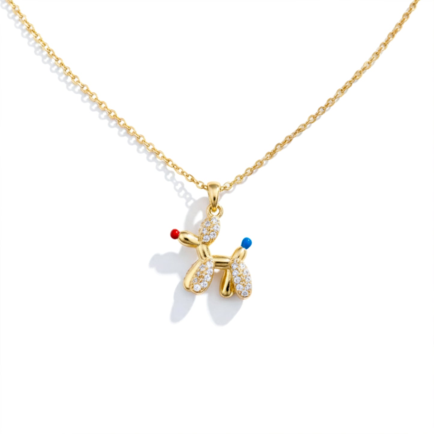 Aurielle Teddy Charm Necklace