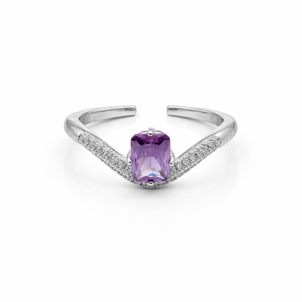 Aurora Violet Designer Ring