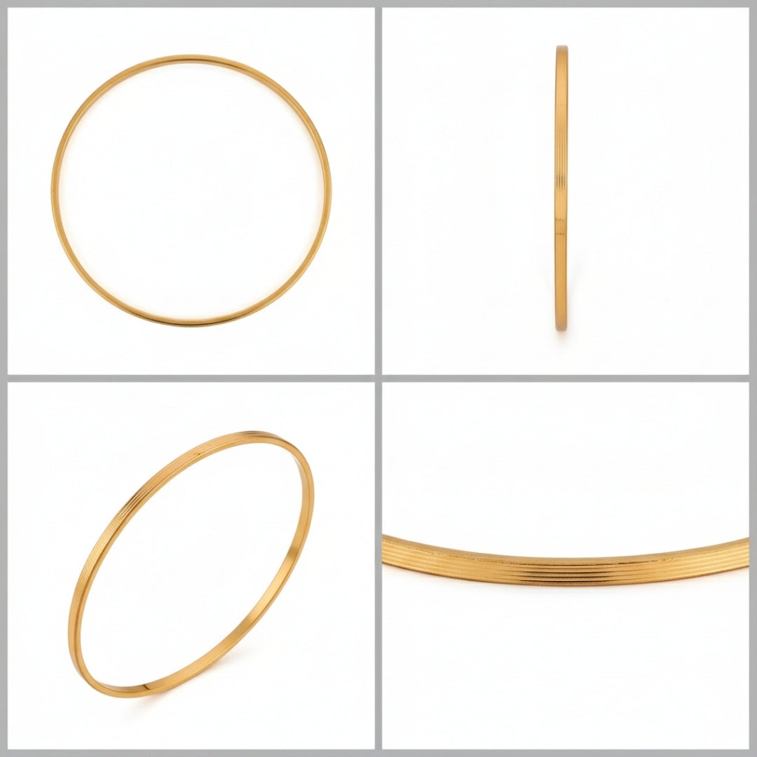 Classic Slim Gold Bangles