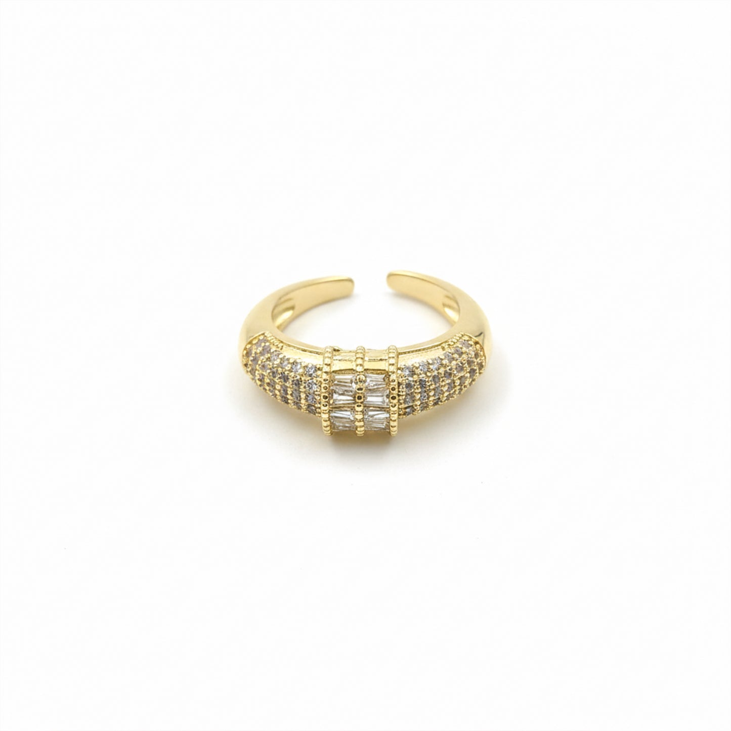 Imperial Baguette Luxe Zircon Ring