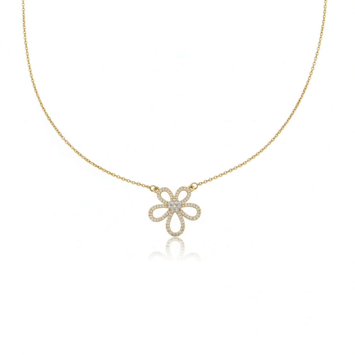 Daisy Sparkle Pendant Necklace