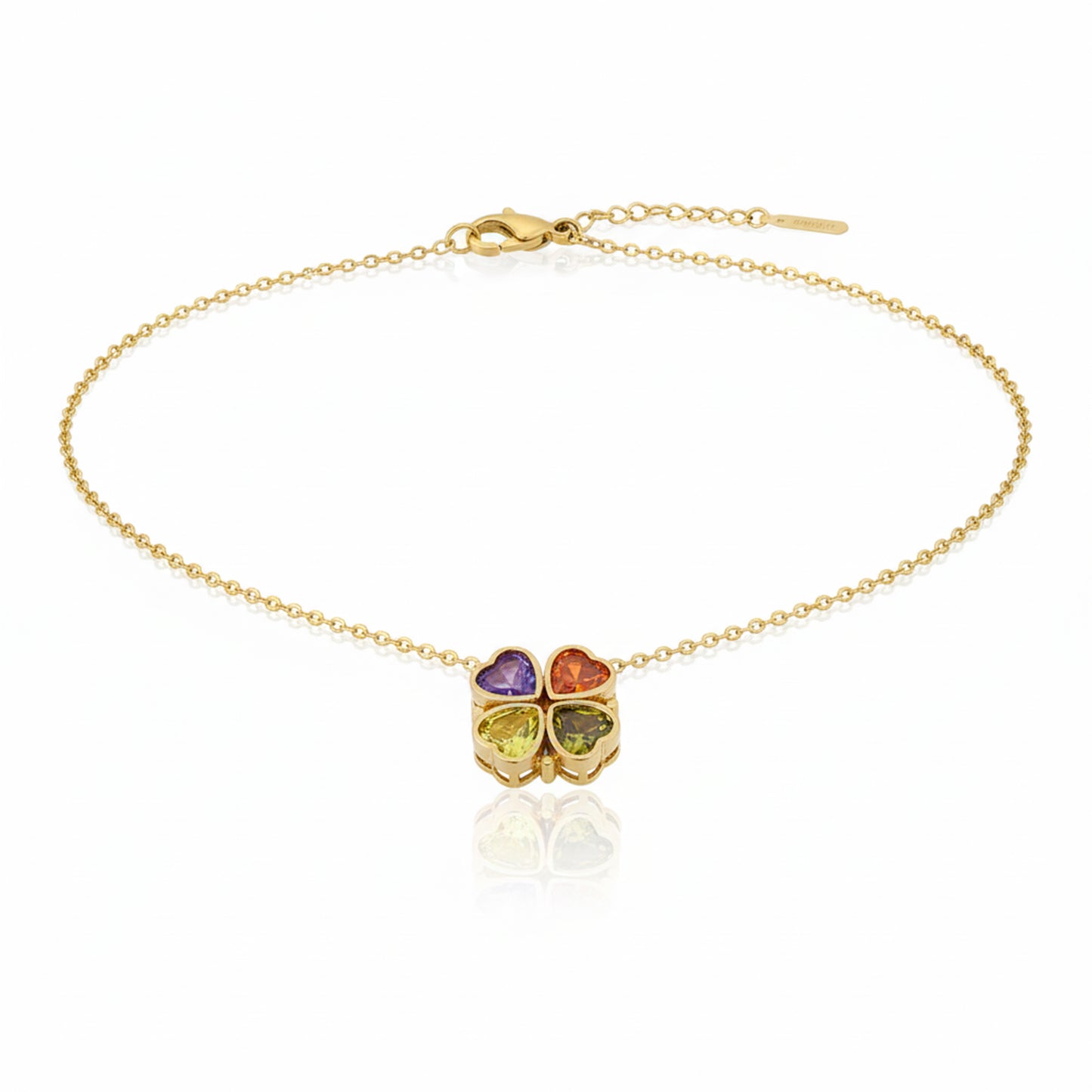 Luxury Four Leaf Clover Gold Necklace