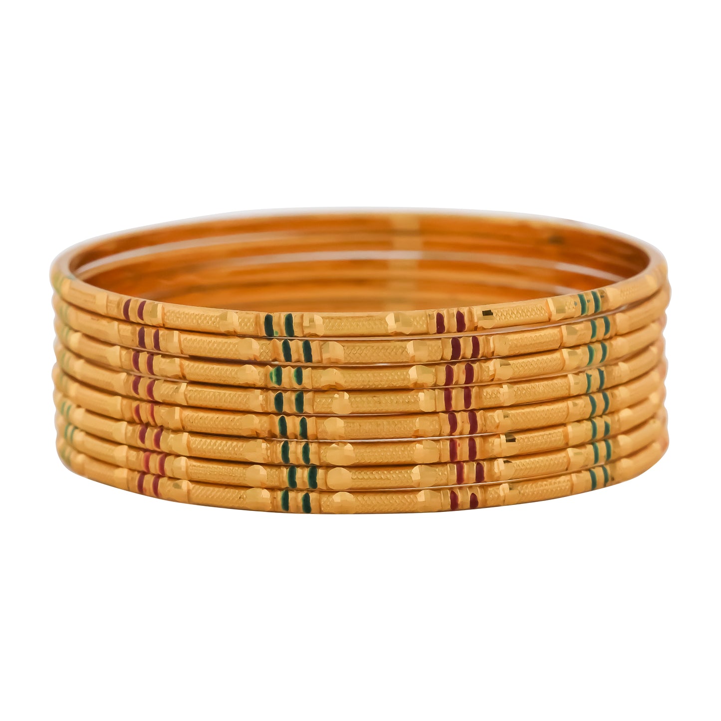 Jiswika Traditional Gold Bangles