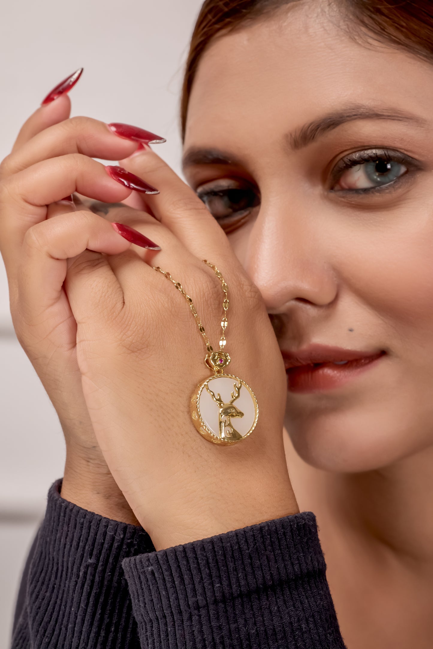 Deer Galaxy Necklace