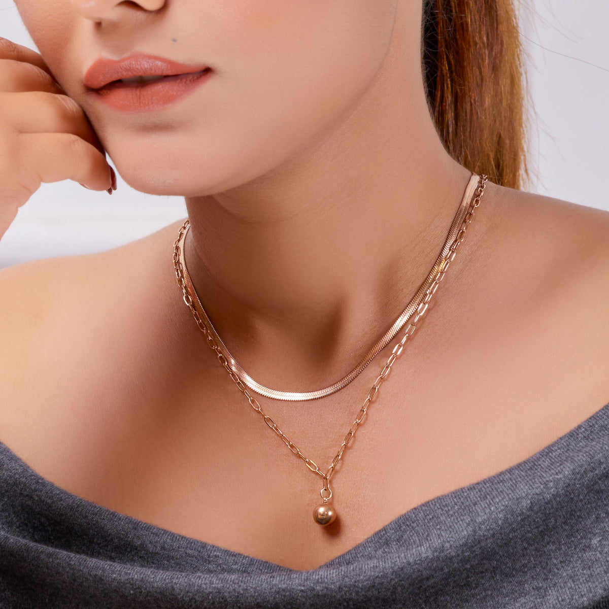 Zyra Twin Grace Necklace