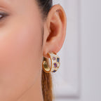 Resin Gems Earrings