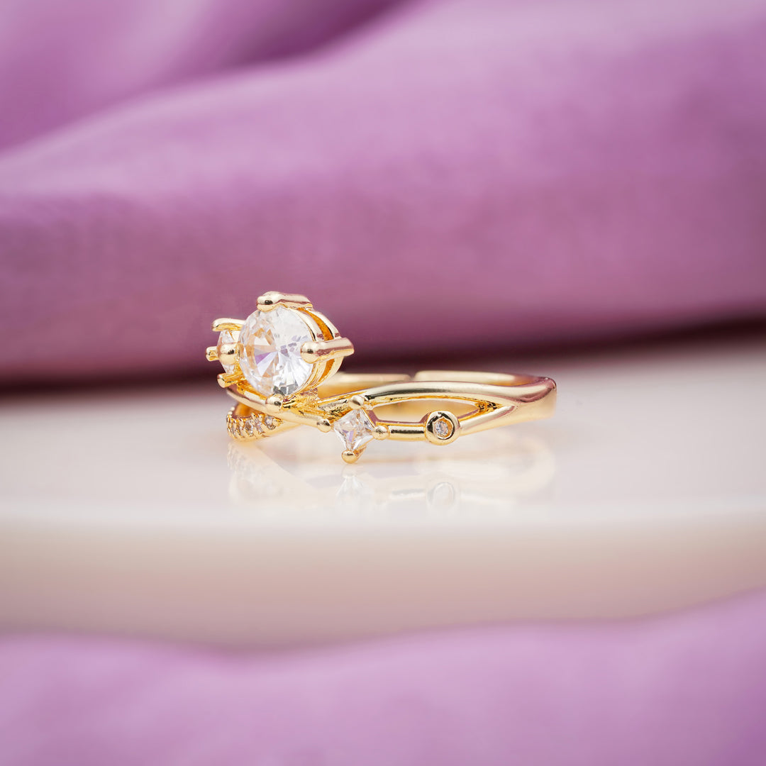 Celestia Infinity Solitaire Ring