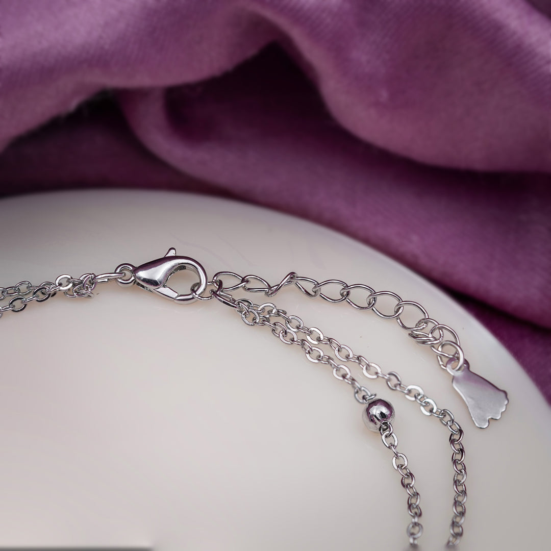 Celestial Tree of Life Silver Anklet