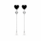 Obsidian Love Pearl Drops