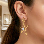 Galaxy Star Dangle Earrings
