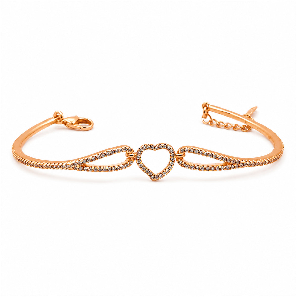 Roselle Heart Bracelet