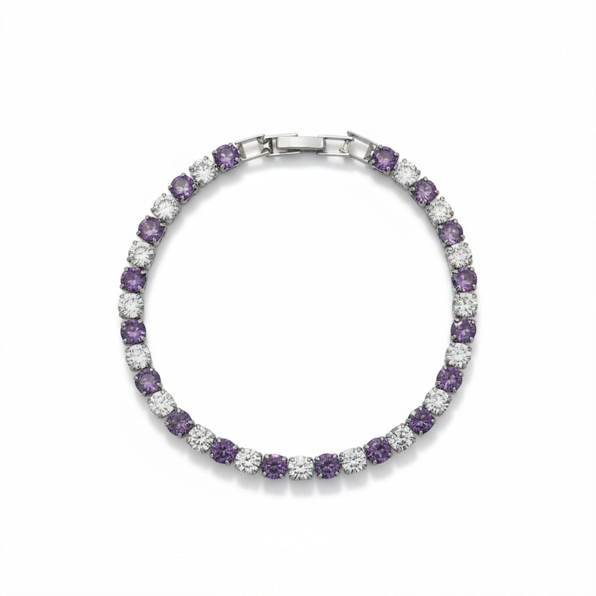 Velvet Purple Luxe Tennis Bracelet