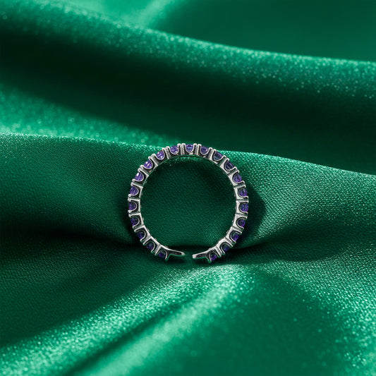 Violet Eternity Ring