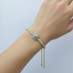 Luxe Orbit Zircon Bracelet