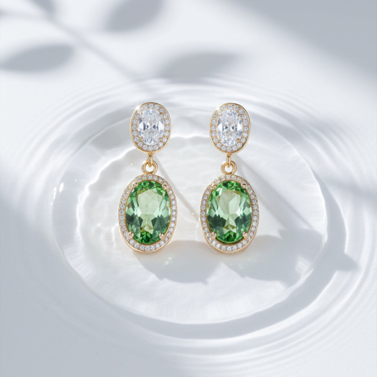 Prestige Double Stone Earrings