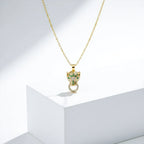 Panther Head Gold Necklace