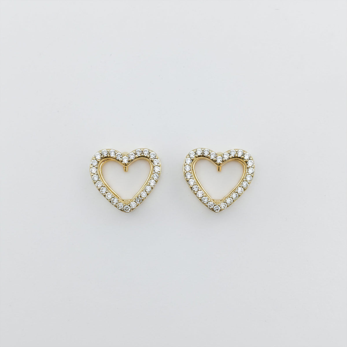 Celestia Love Crystal Heart Earrings