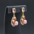 Pink Luxe Charm Earrings