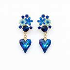 Blue Blossom Dangle Earrings