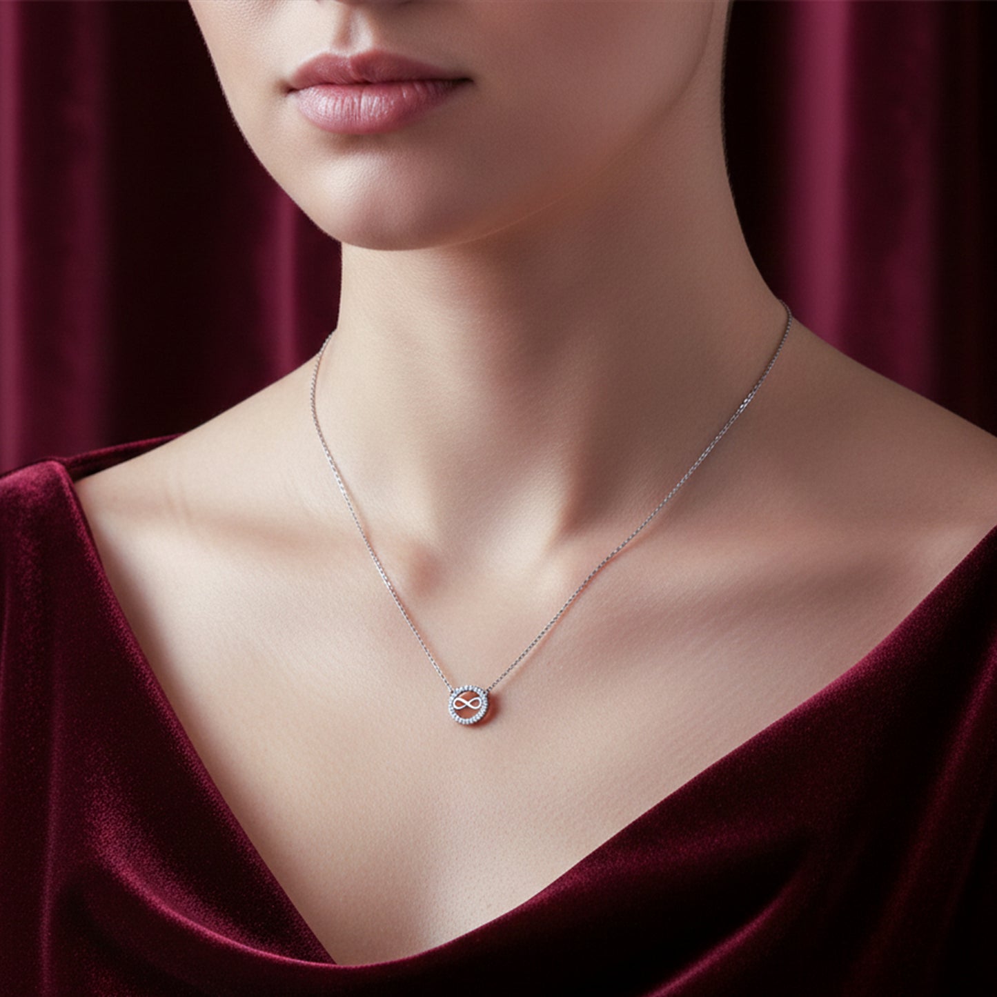 Timeless Infinity Love Pendant Necklace