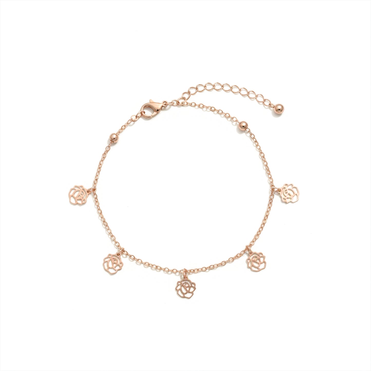 Aura Charm Rose Gold Anklet