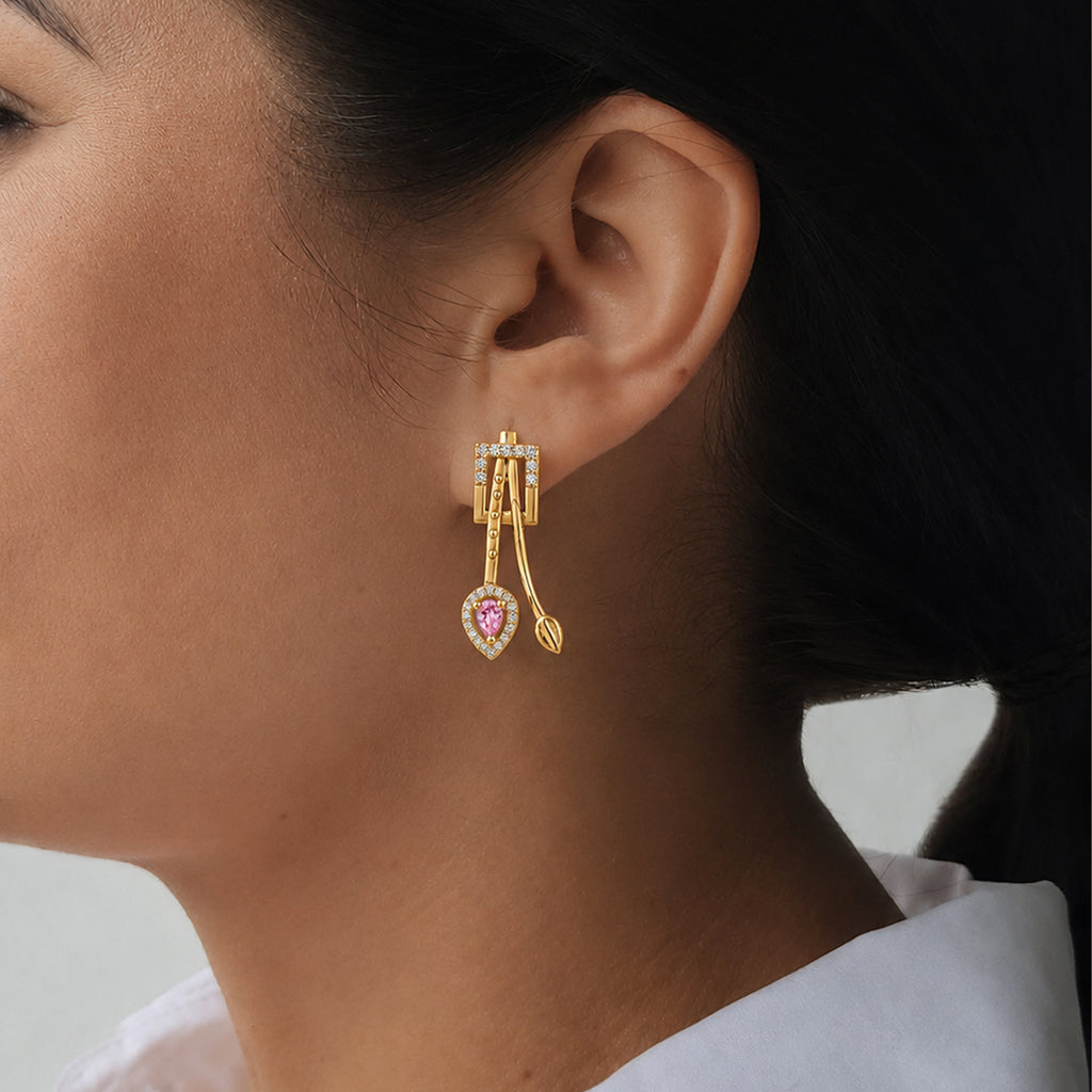 Rooh Pink Earrings