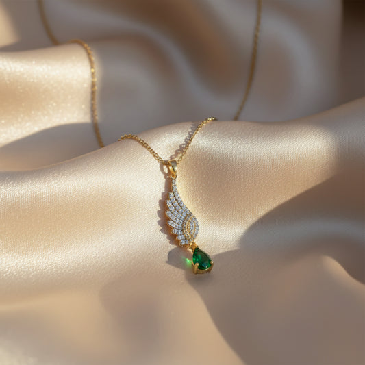Angel Wing Pendant Necklace