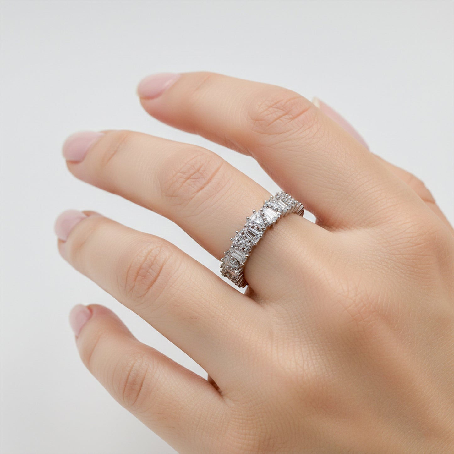 Celestia Spark Zircon Open Ring