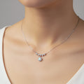 Elegant Opal Drop Pendant Necklace