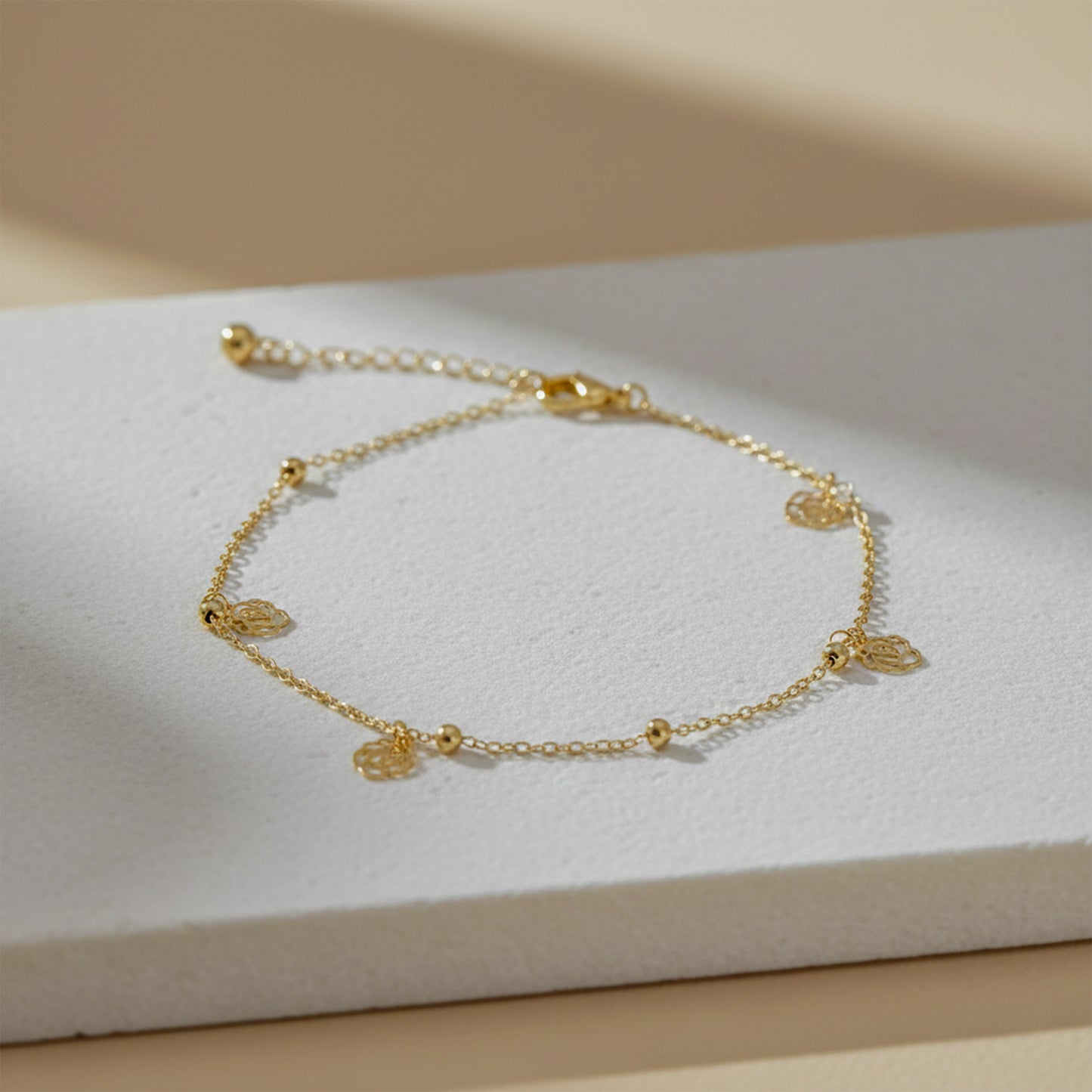 Divine Blossom Anklet