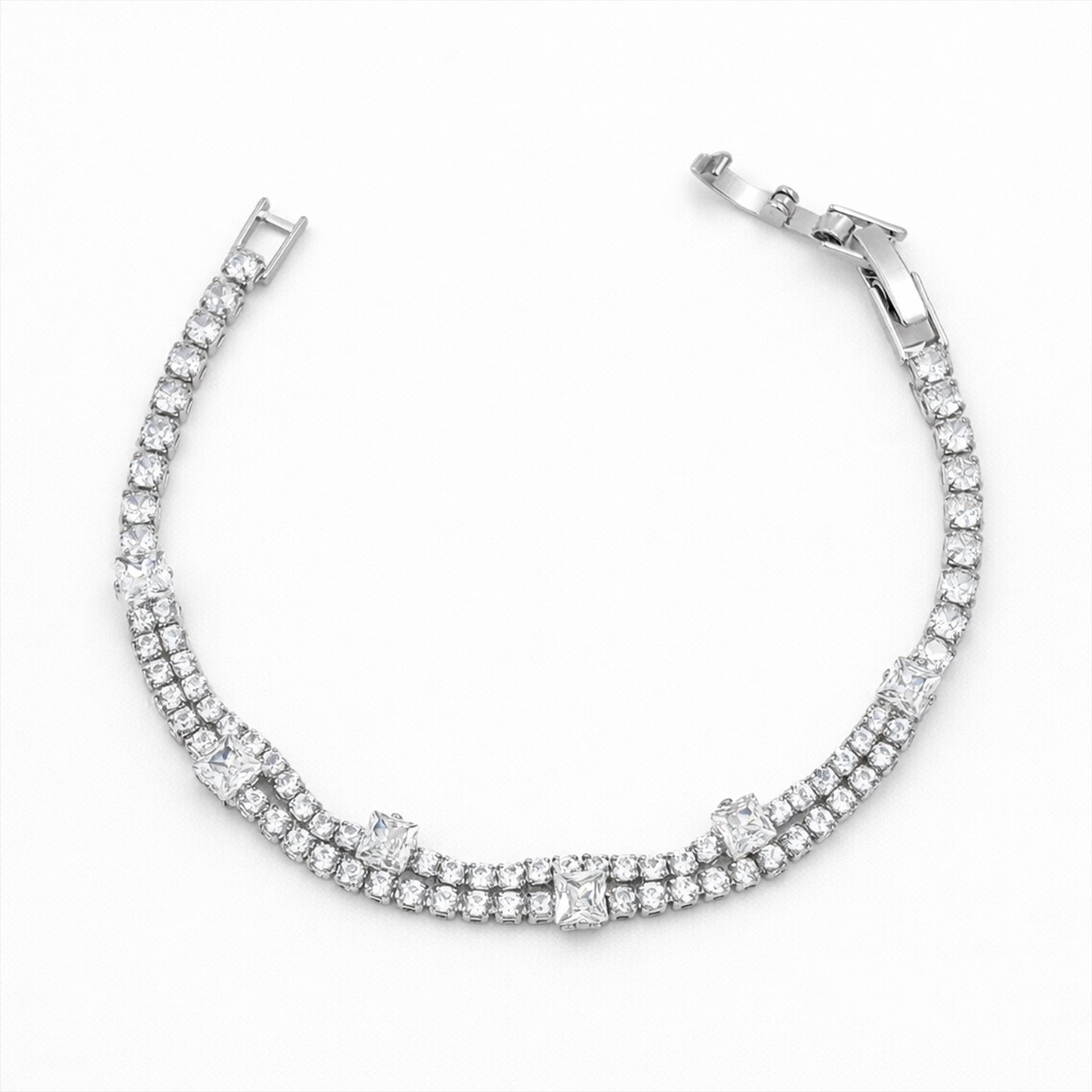 Royal Ice Diamond Tennis Bracelet