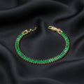 Regal Emerald Glow Bracelet