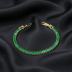Regal Emerald Glow Bracelet