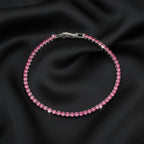 Ruby Radiance Luxe Tennis Bracelet
