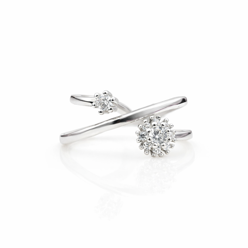 Royal Bloom Open Diamond Ring