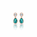 Veloura Emerald Glow Drop Earrings
