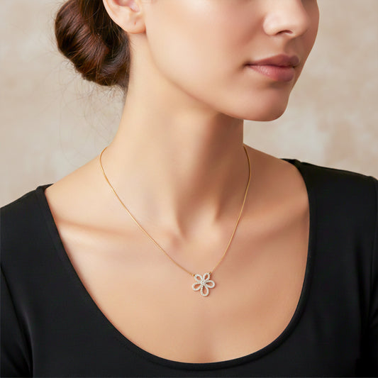 Daisy Sparkle Pendant Necklace