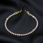 Elite Shine Gold Zircon Bracelet