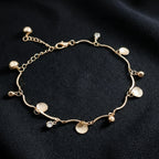 Luxpenny Signature Gold Charm Anklet