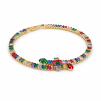 Regalia Rainbow Baguette Tennis Bracelet