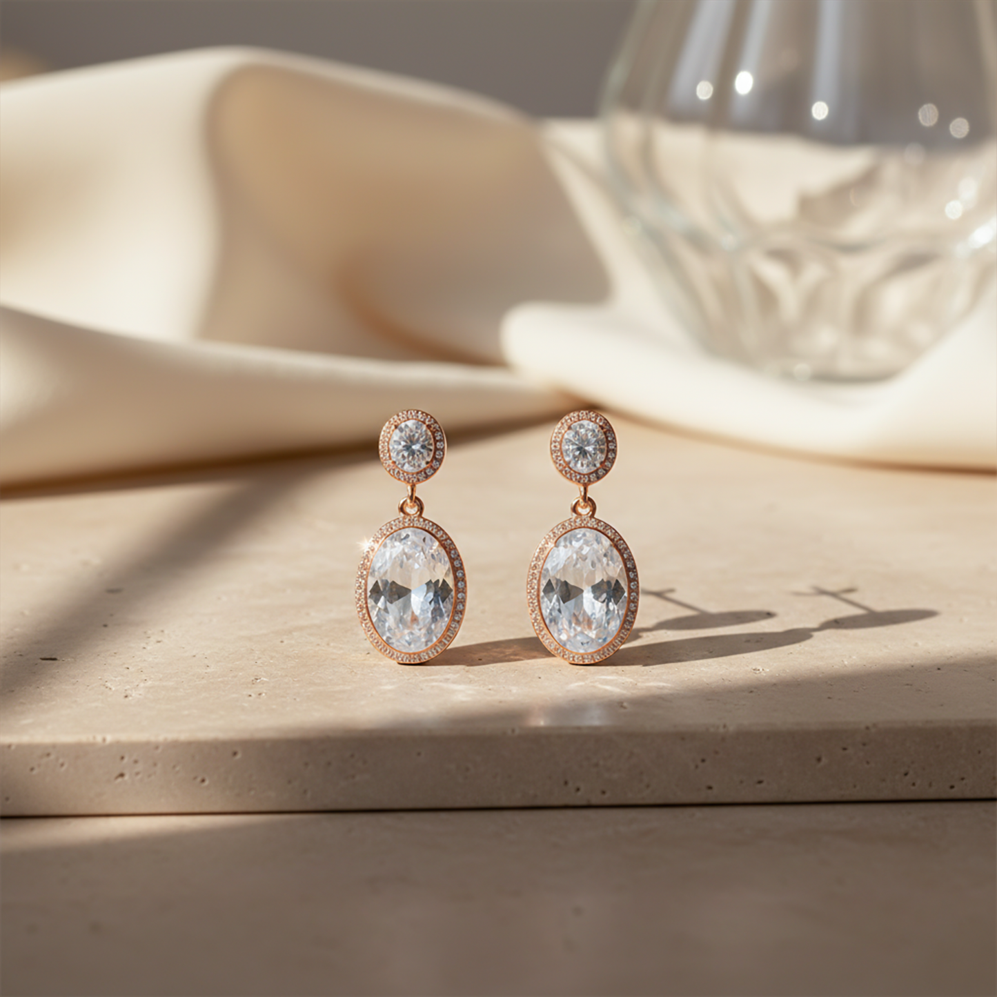 Amaya Crystal Bloom Earrings