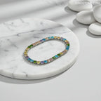 Multi-Color Gemstone Tennis Bracelet