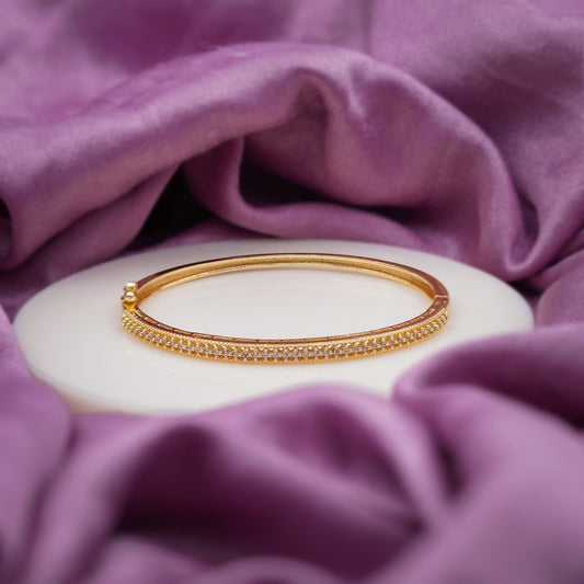 Grace Shine Diamond Gold Kada