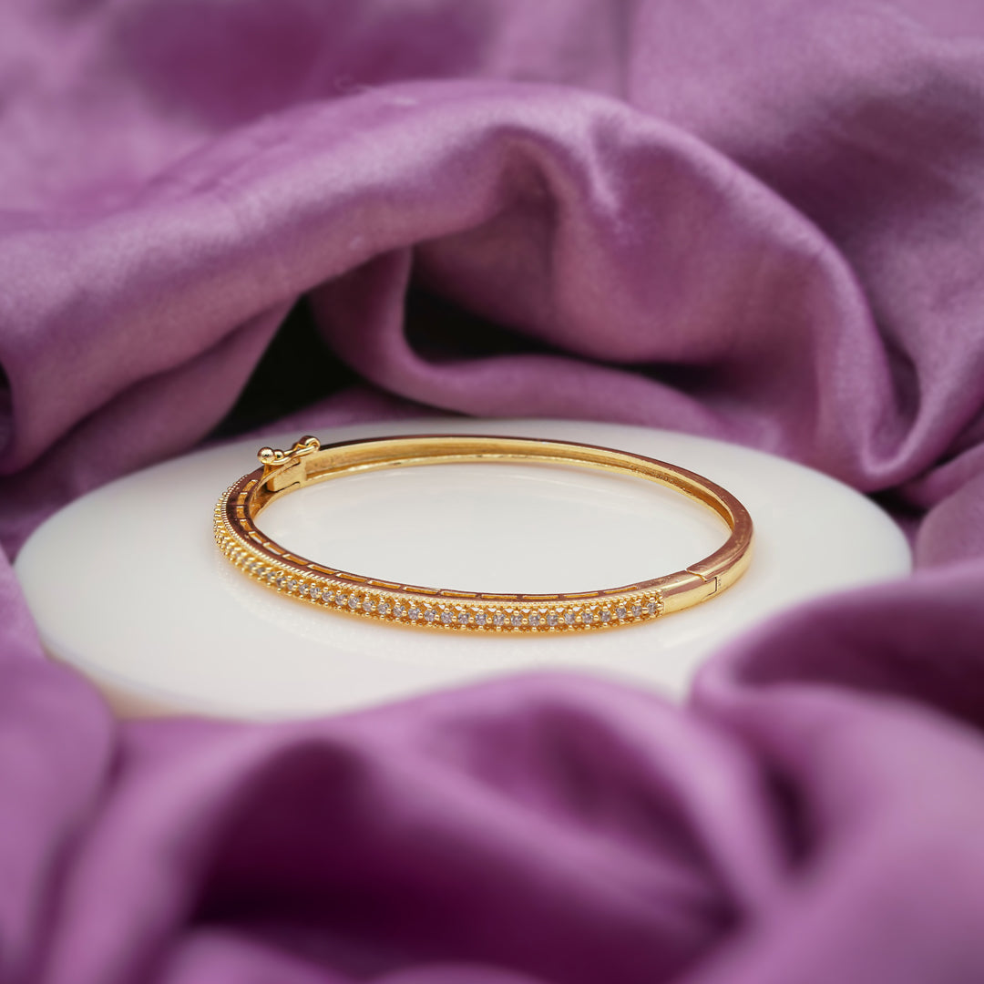 Grace Shine Diamond Gold Kada