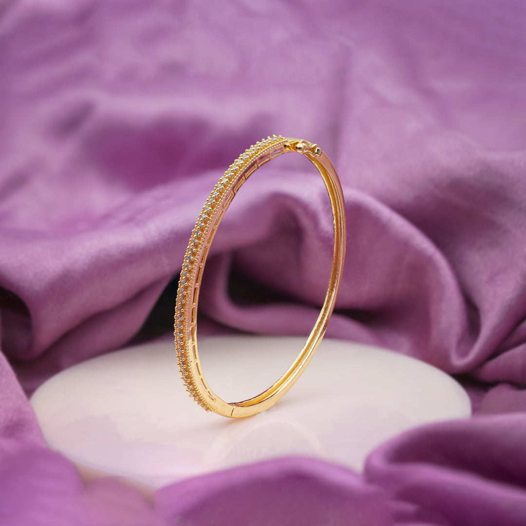 Grace Shine Diamond Gold Kada
