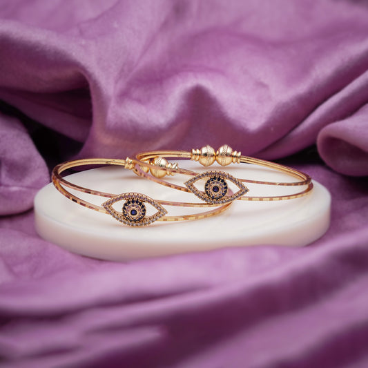 Nazar Free Size Bangles