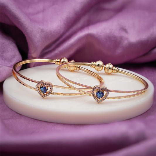 Clara Royal Heart Bangles