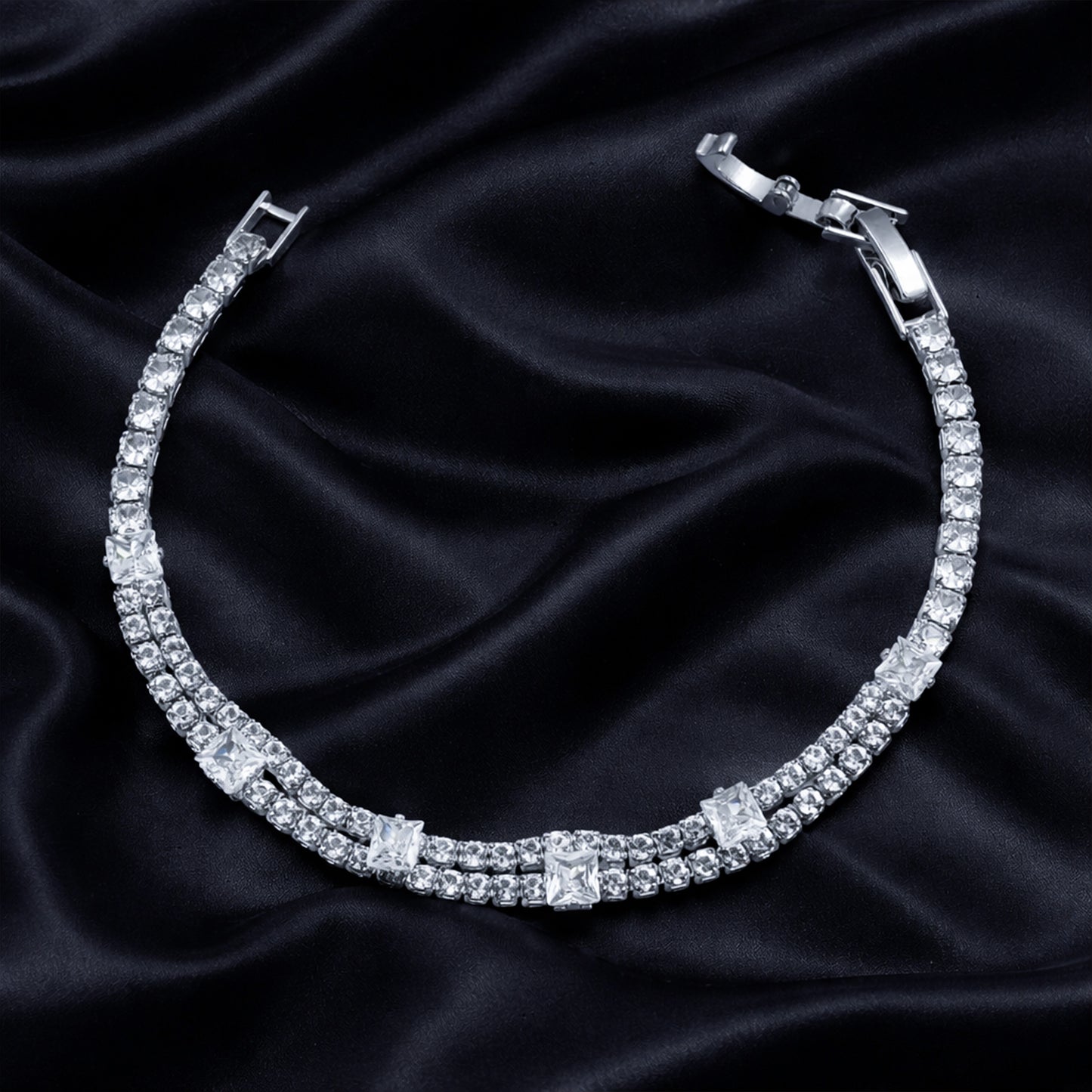 Royal Ice Diamond Tennis Bracelet