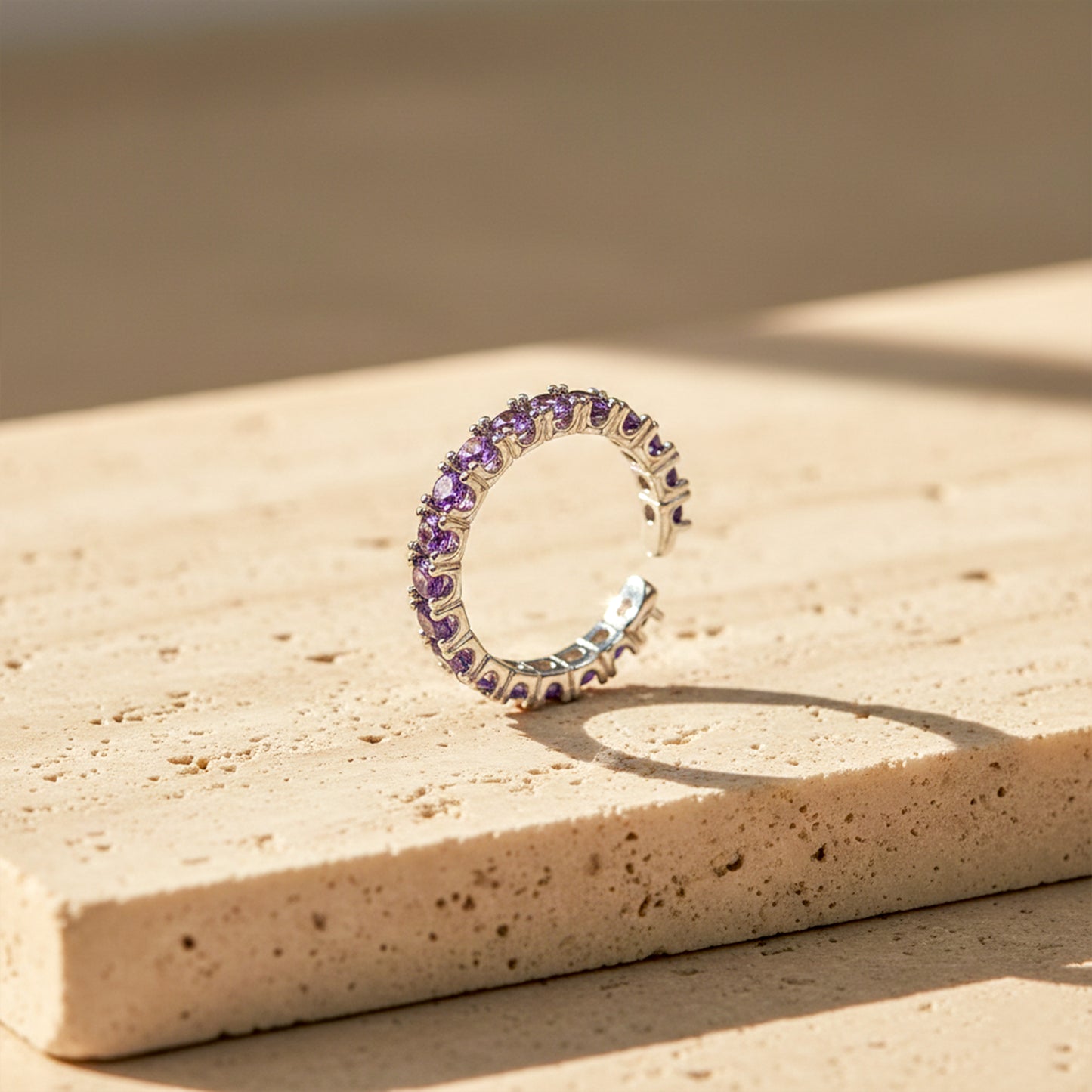Violet Eternity Ring