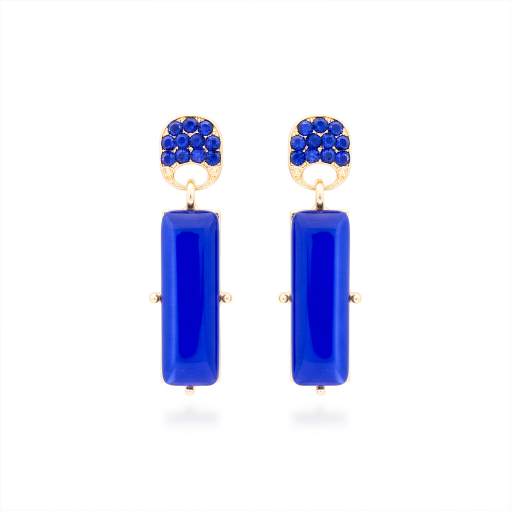 Royal Blue Opulence Earrings